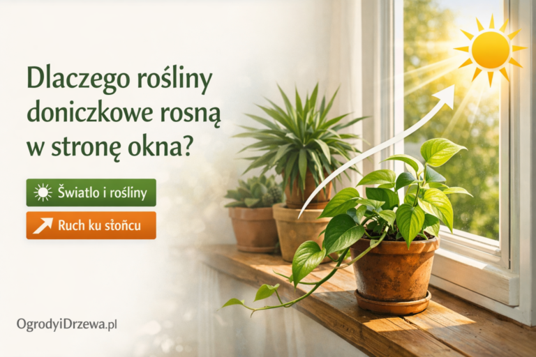 Dlaczego rośliny doniczkowe rosną w stronę okna?
