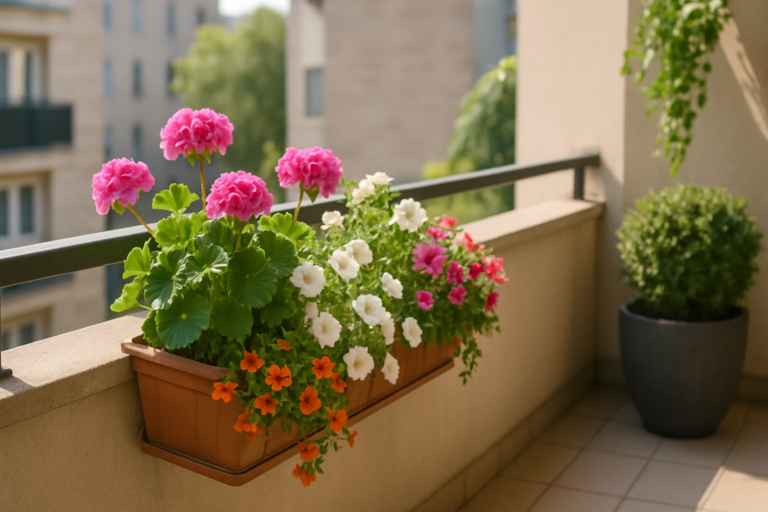 Kompozycje kwiatowe w skrzynkach na balkon — jak dobrać je do balkonu?